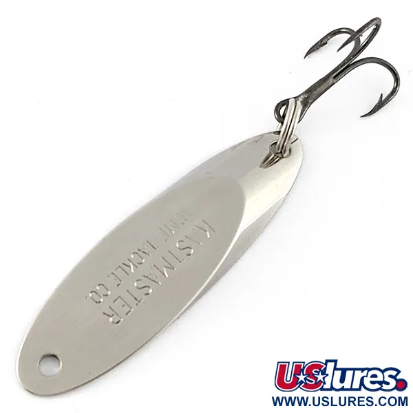 Vintage  Acme Kastmaster, 1/4oz nickel fishing spoon #20522