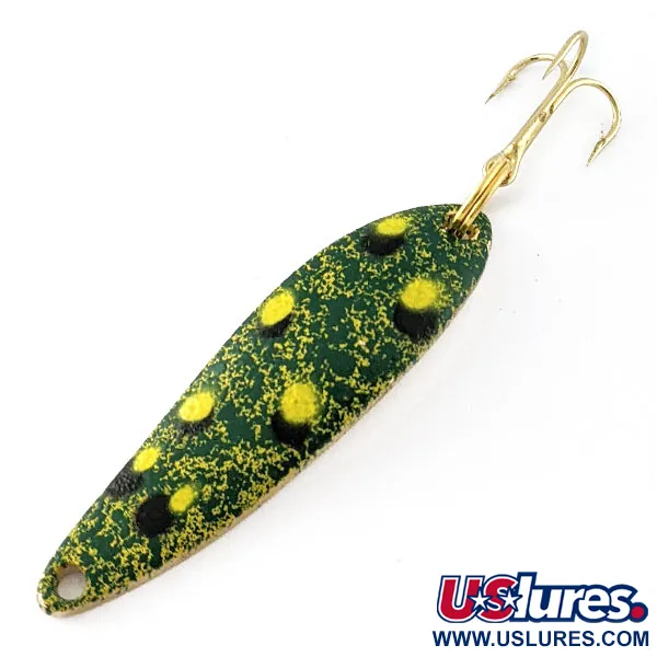  Acme Fiord Spoon, 1/4oz Frog fishing spoon #20532