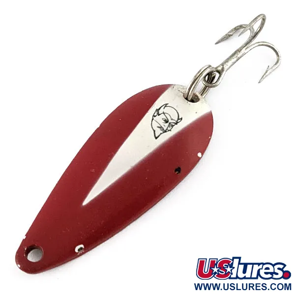 Vintage  Eppinger Dardevle Spinnie, 1/3oz Red White Chunk fishing spoon #20535