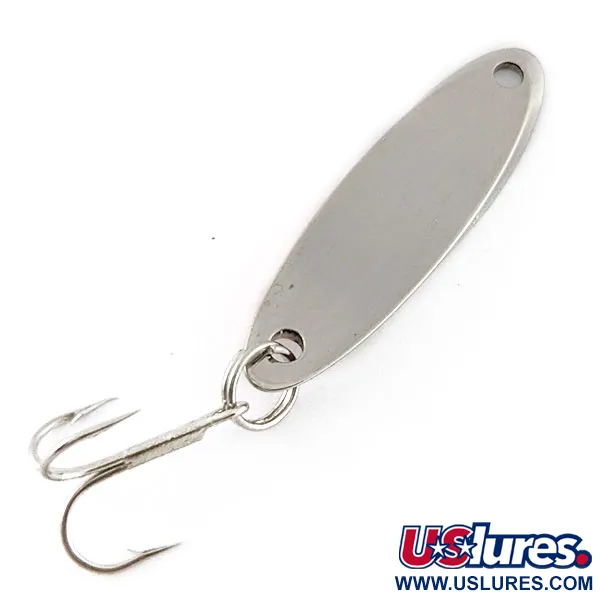 Vintage  Acme Kastmaster, 1/8oz nickel/orange fishing spoon #20557