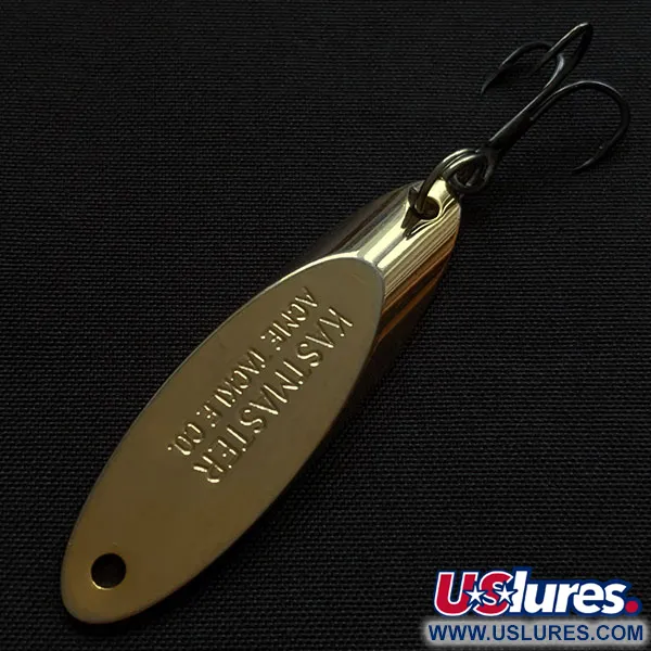 Vintage  Acme Kastmaster, 1/4oz gold fishing spoon #20558