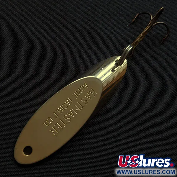 Vintage  Acme Kastmaster, 3/8oz gold fishing spoon #20561