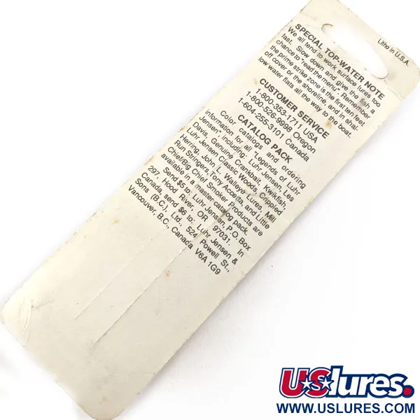  Luhr Jensen Luhr jensen Nippin Sam Wood, 1/4oz silver fishing lure #20575