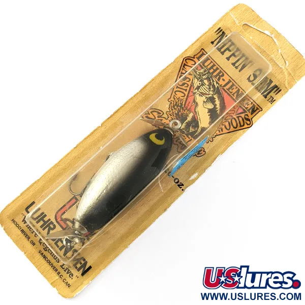  Luhr Jensen Luhr jensen Nippin Sam Wood, 1/4oz silver fishing lure #20575