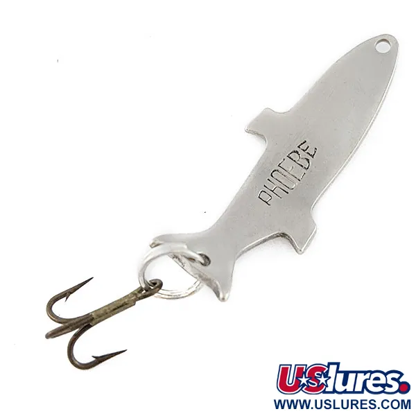 Vintage   Acme Phoebe, 3/32oz nickel fishing spoon #20588