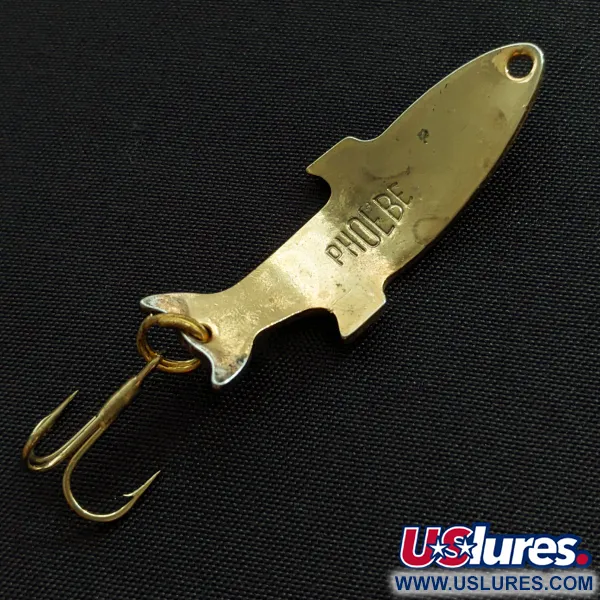 Vintage   Acme Phoebe, 1/8oz gold fishing spoon #20604
