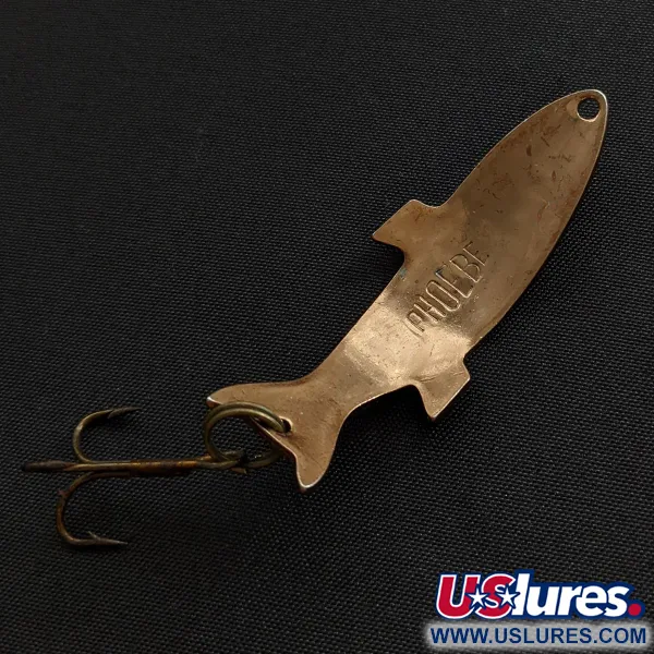 Vintage   Acme Phoebe, 1/4oz copper fishing spoon #20605