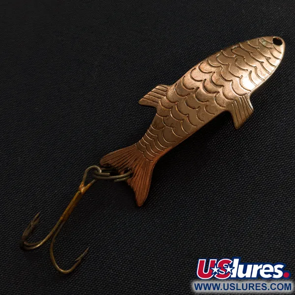 Vintage   Acme Phoebe, 1/4oz copper fishing spoon #20605