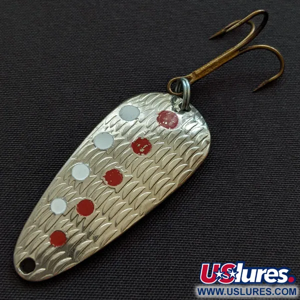 Vintage   Acme Tornado Spoon, 1/4oz nickel fishing spoon #20617