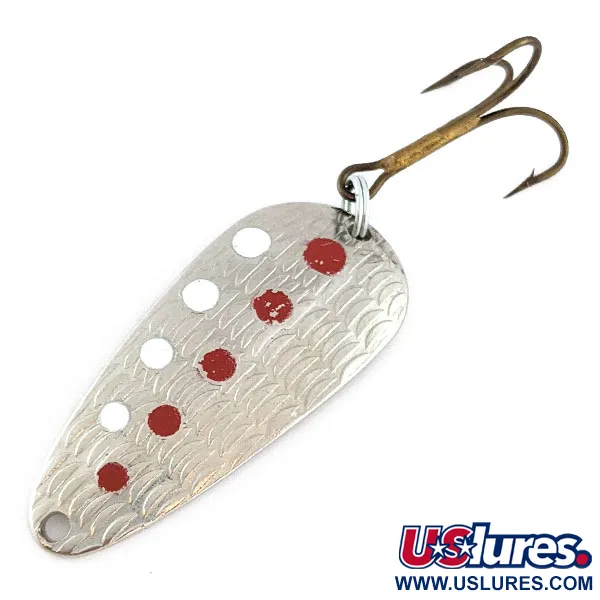 Vintage   Acme Tornado Spoon, 1/4oz nickel fishing spoon #20617