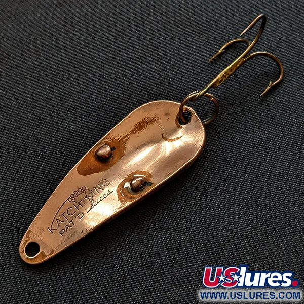Vintage  Other Katch King, 1/4oz brass fishing spoon #20619