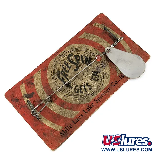  Other Mille Lacs Lake Spinner, 1/32oz nickel spinning lure #20622