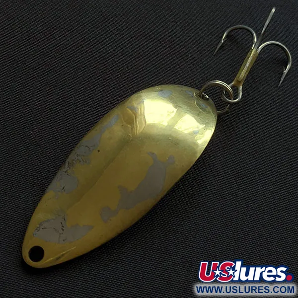 Vintage  Seneca Little Cleo (Hula Girl), 2/3oz brass fishing spoon #20636