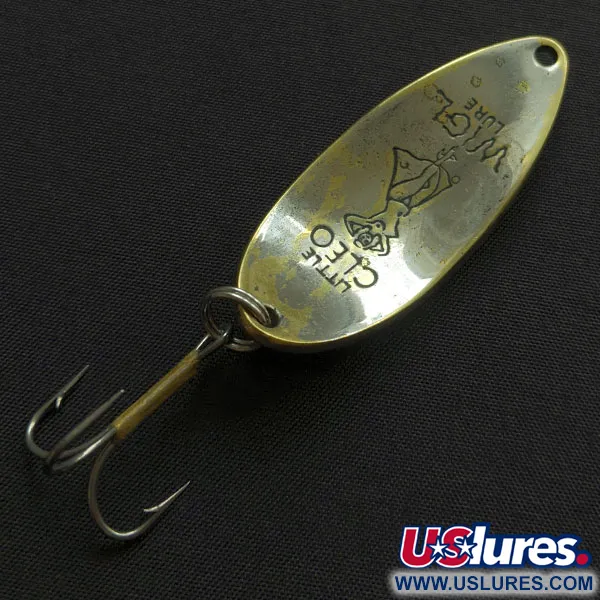 Vintage  Seneca Little Cleo (Hula Girl), 2/3oz brass fishing spoon #20637
