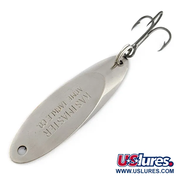 Vintage  Acme Kastmaster, 1/4oz nickel fishing spoon #20658