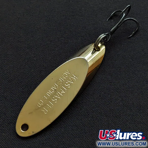 Vintage  Acme Kastmaster, 1/4oz gold fishing spoon #20659