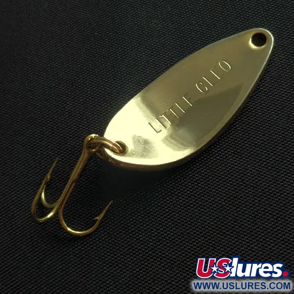 Vintage   Acme Little Cleo, 3/16oz gold fishing spoon #20674