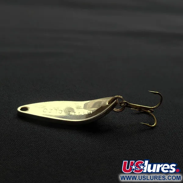 Vintage   Acme Little Cleo, 3/16oz gold fishing spoon #20674