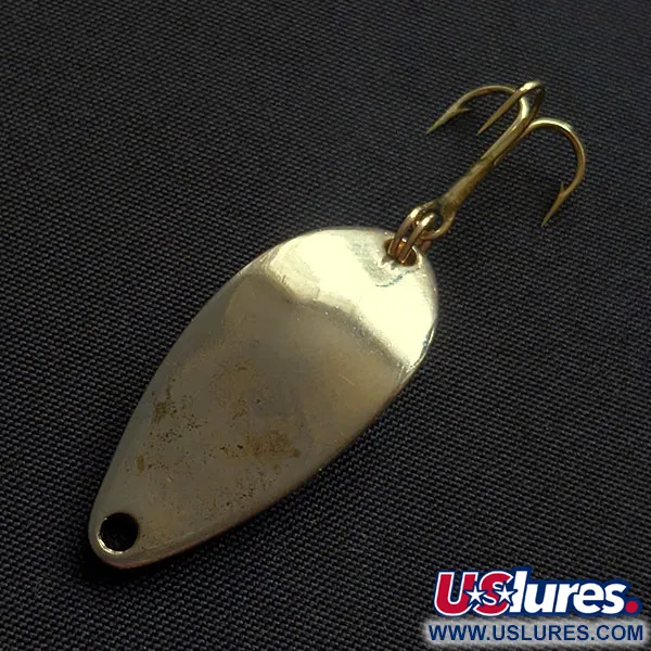Vintage   Acme Little Cleo, 3/16oz gold fishing spoon #20674