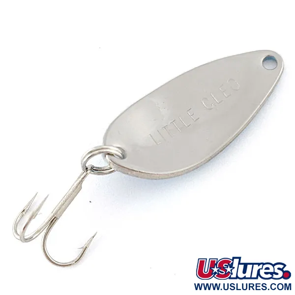 Vintage   Seneca Little Cleo, 3/16oz blue/nickel fishing spoon #20675