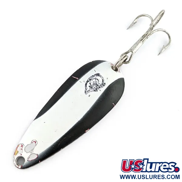 Vintage  Eppinger Dardevle Bass Rok't Imp, 3/4oz Black Devle fishing spoon #22131