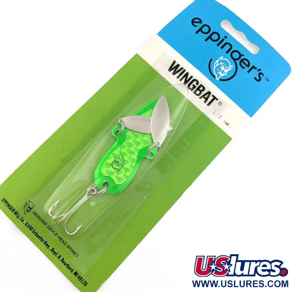   Eppinger Wingbat, 1/2oz Green fishing spoon #20713