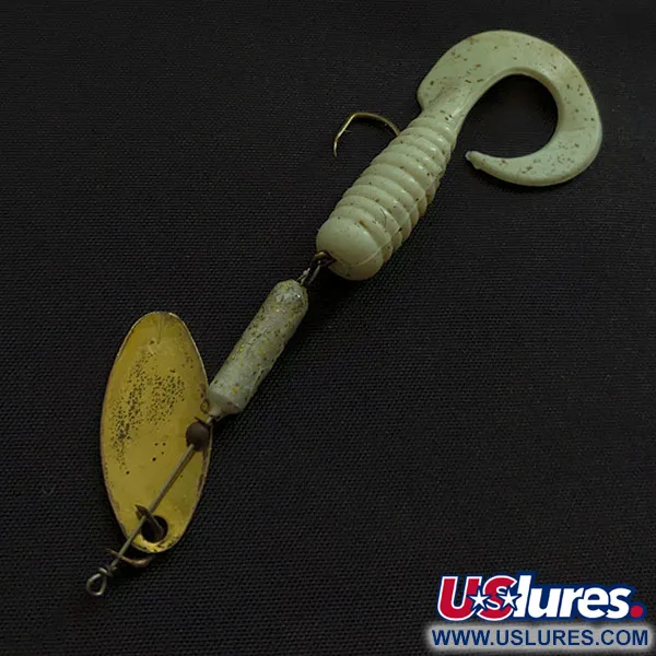 Vintage  Yakima Bait Worden’s Original Rooster Tail, 1/8oz brass spinning lure #20716