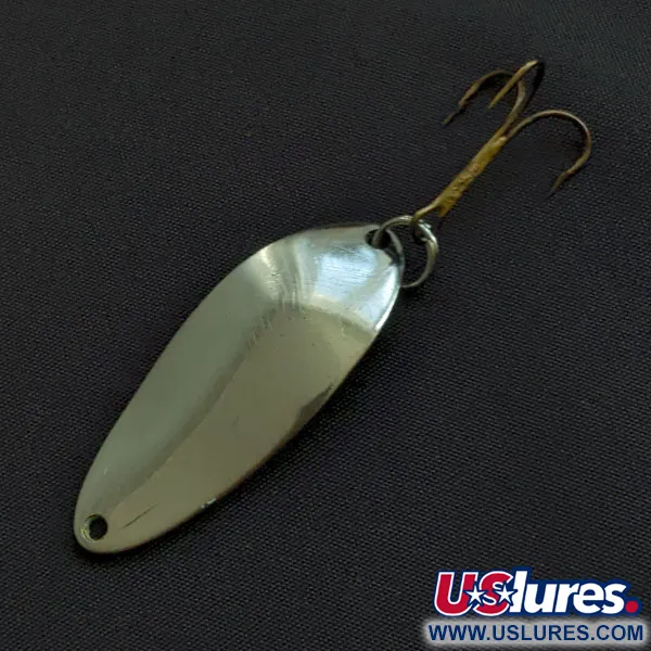 Vintage  Eppinger Dardevle Devle-Dog 5300, 1/3oz nickel fishing spoon #20727