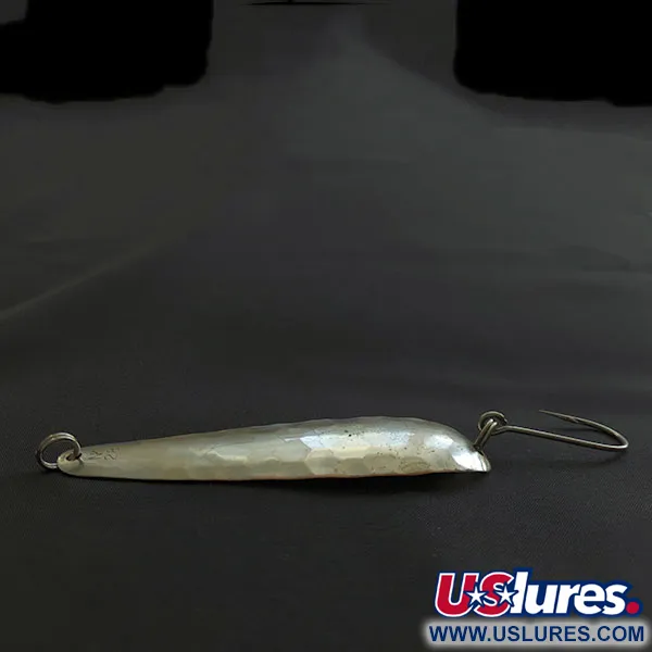 Vintage   Len Thompson NK 28, 1/2oz silver/copper fishing spoon #20728
