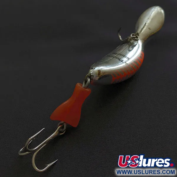 Vintage   Heddon Jointed Tadpolly series #9015, 2/5oz Bloody Mary  fishing lure #20729