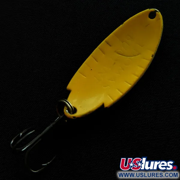 Vintage   Thomas Buoyant, 3/16oz gold/yellow fishing spoon #20733