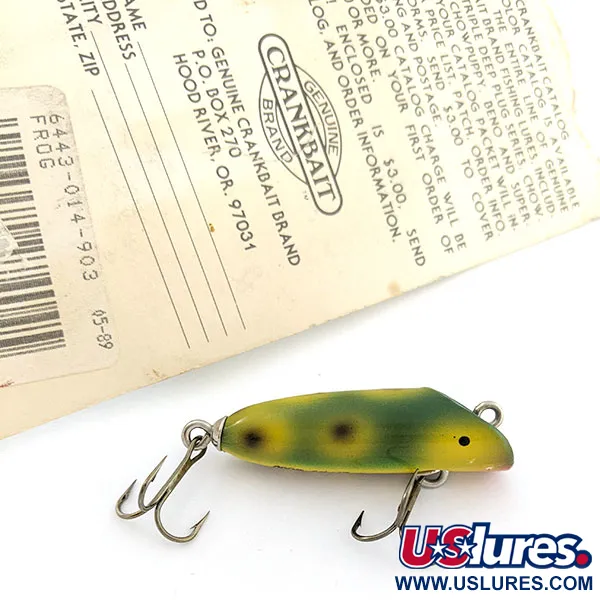   Luhr Jensen Bass Oreno Classic Woods, 1/4oz Frog fishing lure #20748