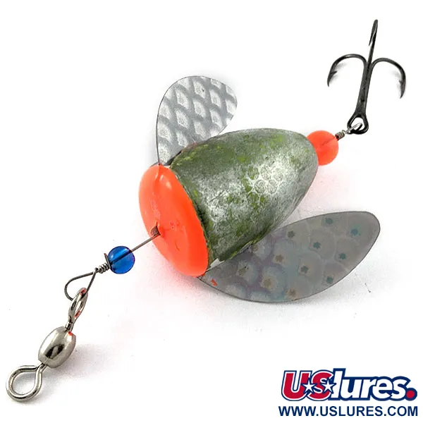 Vintage  Yakima Bait Spin-N-Glo, 1/4oz Nickel Plate (NP-MY) spinning lure #20756