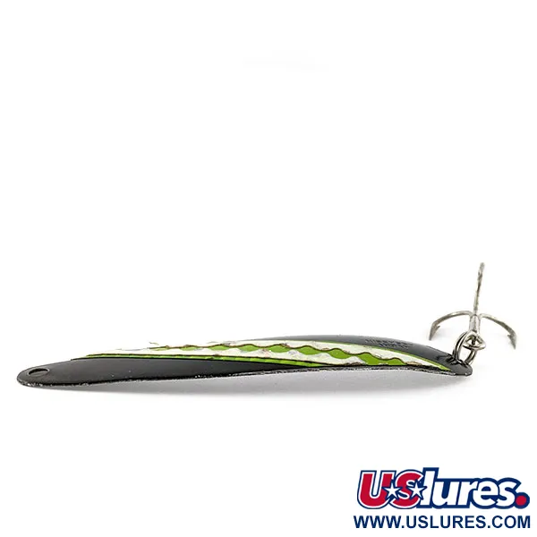 Vintage  Other Avery Assassin Trolling Spoon, 2/5oz white/black/sticker glows in the dark fishing spoon #20759