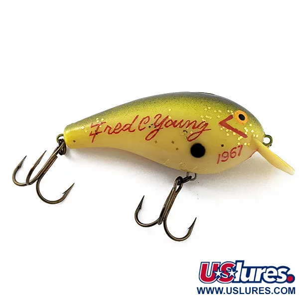 Vintage  Cotton Cordell Big O Fred C Yang 1967, 1/2oz  fishing lure #20766