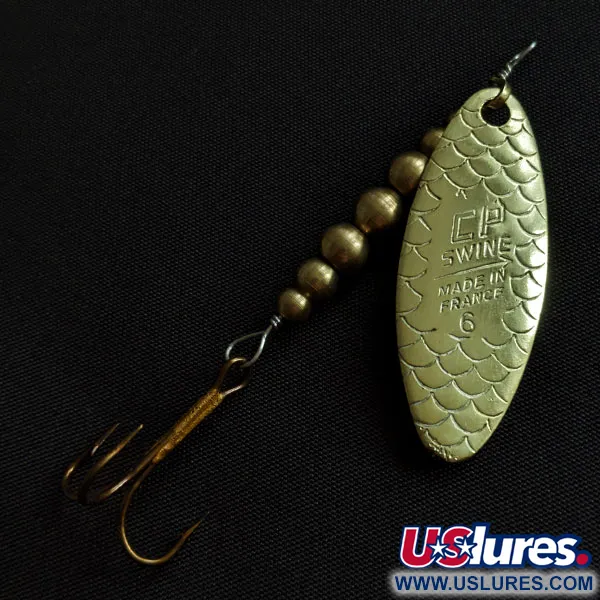 Vintage  C.P. Swing Bait C.P. Swing 6, 1/4oz brass spinning lure #20771