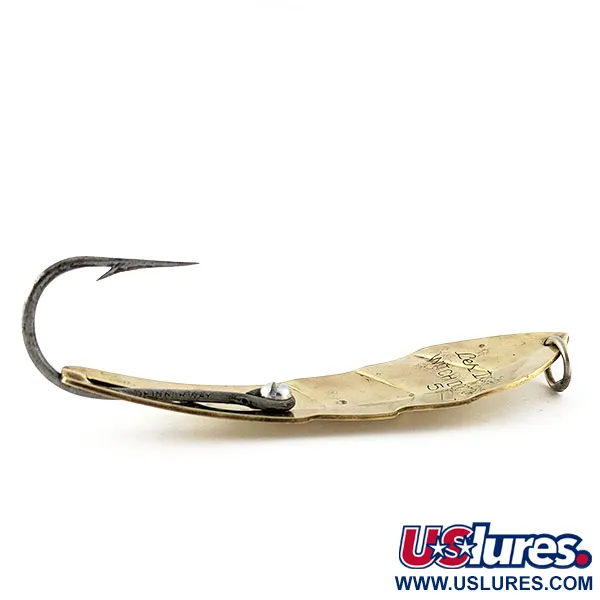 Vintage  Luhr Jensen Les Davis Witch Doctor 5 (1960s), 1oz gold fishing spoon #20774