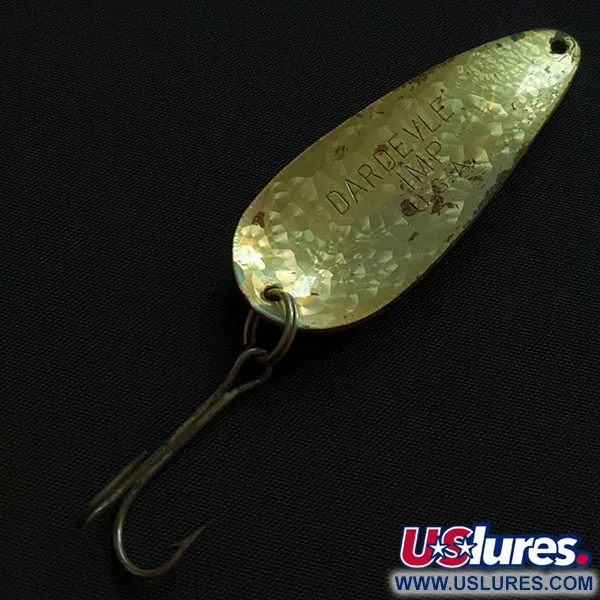 Vintage  Eppinger Dardevle Imp Crystal, 2/5oz Crystal fishing spoon #20779