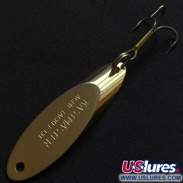 Vintage  Acme Kastmaster, 1/2oz gold fishing spoon #20791