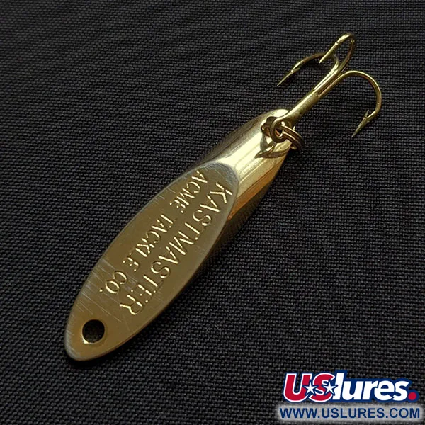 Vintage  Acme Kastmaster, 1/8oz gold fishing spoon #20792