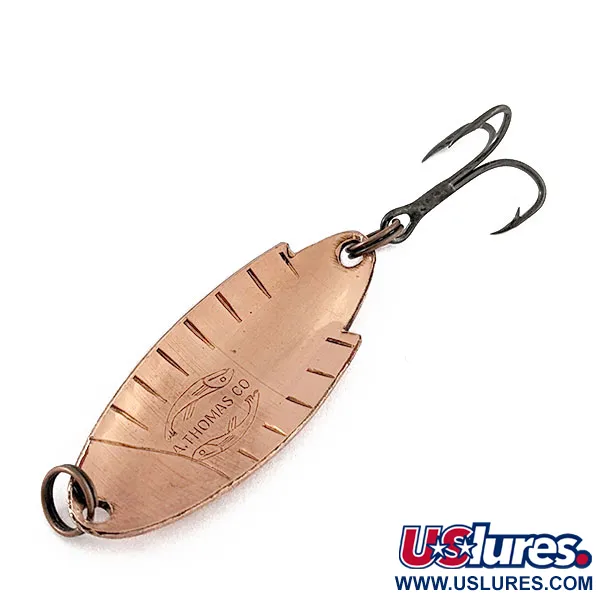 Vintage   Thomas Buoyant, 3/16oz copper fishing spoon #20799