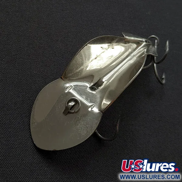 Vintage   Buck Perry spoonplug, 1/3oz nickel fishing spoon #20800