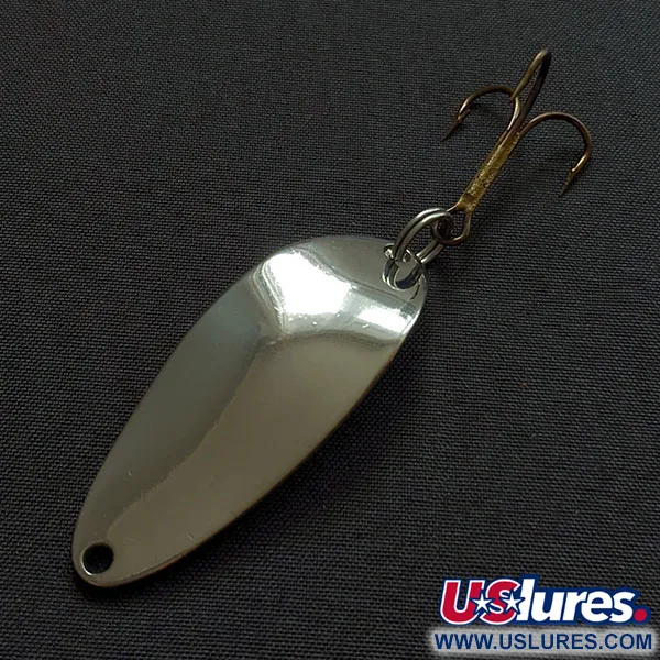 Vintage  Seneca Little Cleo (Hula Girl), 1/3oz nickel fishing spoon #20802