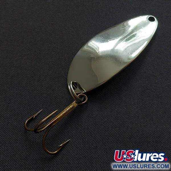 Vintage  Seneca Little Cleo (Hula Girl), 1/3oz nickel fishing spoon #20802