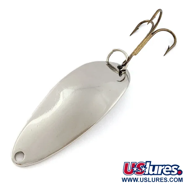 Vintage  Seneca Little Cleo (Hula Girl), 1/3oz nickel fishing spoon #20802