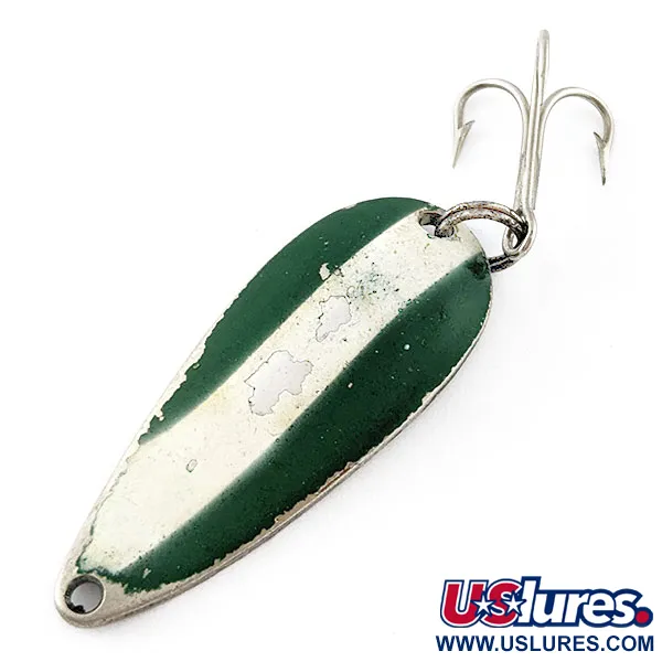 Vintage  Eppinger Dardevle Spinnie, 1/3oz Green fishing spoon #20804