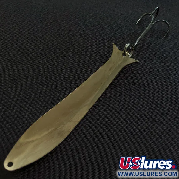 Vintage   Acme Flash-King Wobbler, 1/4oz gold fishing spoon #20843