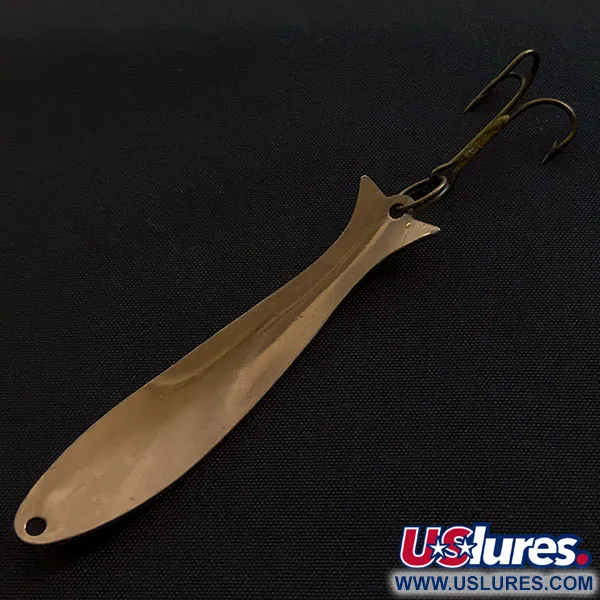 Vintage   Acme Flash-King Wobbler, 3/16oz copper fishing spoon #20844