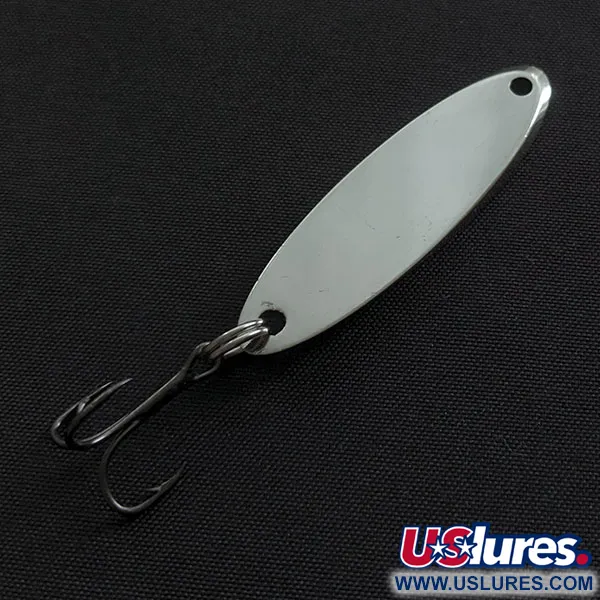 Vintage  Acme Kastmaster, 1/4oz nickel fishing spoon #20847