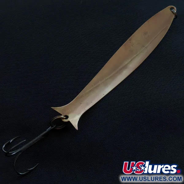 Vintage   Williams Mooselook wobbler, 2/5oz copper fishing spoon #20867